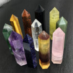 1PC Natural Crystals Stones and Mineral Point Wand Energy Column Healing Obelisk Polished Specimens Chakra Room Decor Ore Crafts