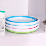 1Pcs Folding Basins Collapsible Washbasin High Capacity Vegetable Fruit Basin Space-Saver Household Cleaning Supplies