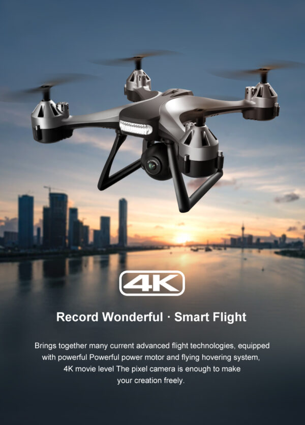 2021 New JC801 UAV HD Professional Dual Camera Remote Control Helicopter 4K Dual Camera Drone Aerial Photography Quadcopter WIFI