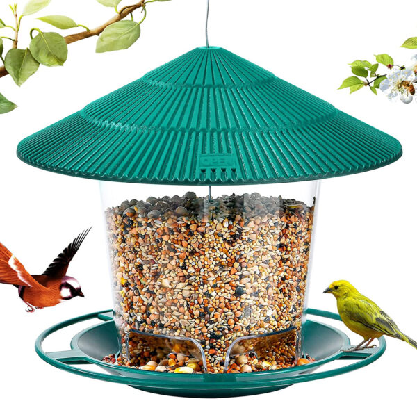 2022 Hanging Wild Bird Seed Feeder Bird Feeding Tool Garden Paddock Outdoor Decoration Pet Supplies Bird Tableware Bird Feeder