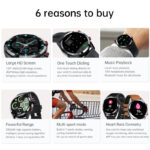 2022 New 454*454 Screen Smart Watch Always Display The Time Bluetooth Call Local Music Smartwatch For Mens Android TWS Earphones