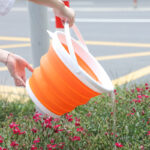 3-10L Collapsible Bucket Portable Folding Bucket Silicon Car Washing Bucket Outdoor Fishing Travel Camp Bucket Household Storage