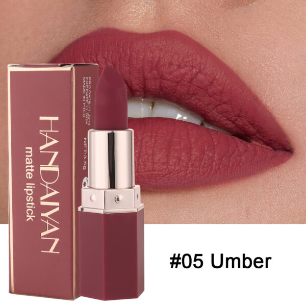 6 Colors Makeup Matte Lipstick Waterproof Long Lasting Lip Stick Sexy Red Pink Velvet Nude Lipsticks Women Cosmetics Batom