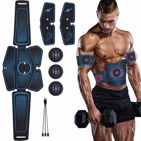 ABS Abdominal Muscle Trainer Electric Press Stimulator Slimming Fitness EMS Exercise Machine Home Gym Fitness Equipment Training