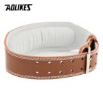 AOLIKES New Wide Weightlifting Belt Bodybuilding Fitness belts Barbell Powerlifting Training waist Protector gym belt for back