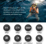 AXNEN H9R H9 Action Camera Ultra HD 4K 30fps 1080P 60fps WiFi 2 Inch 170D Underwater Waterproof Helmet Video Recording Sport Cam