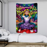 Anime Girl Tapestry Wall Hanging Magic Science Fiction Bohemian Hippie TAPIZ Room Dormitory Art Home Decor