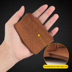 Anti-Skid Leather Weight Lifting Hand Guard Gloves Dumbbell Pull Up Grip Protector Pads Fitness Sport Home Gym Workout Accessory