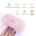 BORN PRETTY 6W Mini Nail Dryer UV Led Lamp For Nails Manicure All Types Gel Polish Drying Portable USB Machine Nail Art Tool