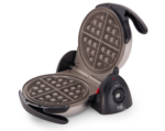 Belgian Waffle Maker, with ceramic non stick coating, 17.78 cm, black, with transformer