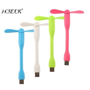 Creative USB Fan Flexible Portable Mini Fan and USB LED Light Lamp Xiaomi Book For Power Bank Notebook Computer USB Gadgets FC