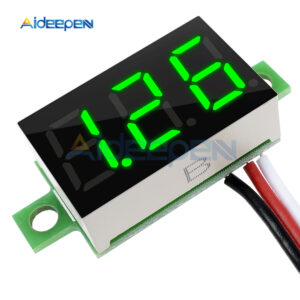 DC 0-30V 0.36 Inch Mini Digital Voltmeter Voltage Tester Meter Green LED Screen Electronic Parts Accessories Digital Voltmeter