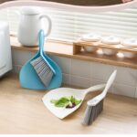 Desktop Cleaning Set Mini bamboo broom dustpan combination set brush small broom dust shovel Household cleaning appliances