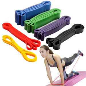 Elastic Resistance Band Exercise Expander Stretch Fitness Rubber Band Pull Up Assist Bands for Training Pilates Home Gym Workout