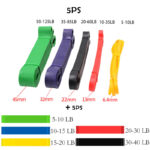 Elastic Resistance Band Exercise Expander Stretch Fitness Rubber Band Pull Up Assist Bands for Training Pilates Home Gym Workout