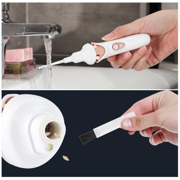 Electric Cordless Ear Pick Safe Vibration Painless Ear Cleaner Remover Spiral Ear Cleaning Device Dig Wax Personal Care Tool