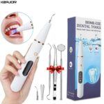 Electric Teeth Cleaner Ultrasonic Dental Calculus Stain Remover Oral Tooth Plaque Tartar Scaler Pets Stone Teeth Whitening Tools