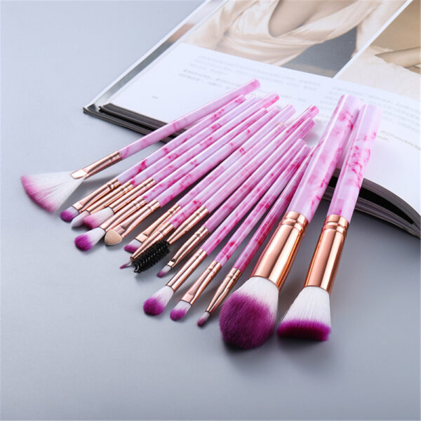 FLD 5/15Pcs Makeup Brushes Tool Set Cosmetic Powder Eye Shadow Foundation Blush Blending Beauty Make Up Brush Maquiagem