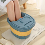 Foldable footbath bucket over calf footbath, household footbath bucket, children's footbath basin, portable folding bucket