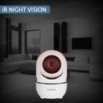 Fuers 3MP IP Camera Tuya Smart Home Indoor WiFi Wireless Surveillance Camera Automatic Tracking CCTV Security Baby Pet Monitor