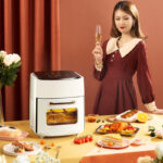 Household 15L Air Fryer Oil-free Cooking Multi-function Large-capacity Automatic Smart Electric Oven 220V French Fries Machine