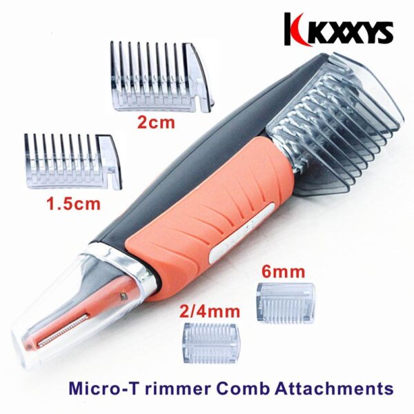 KKXXYS Precision Eyebrow Ear Nose Trimmer Removal Clipper Shaver Personal Electric Face Care Hair Trimer With LED Lights