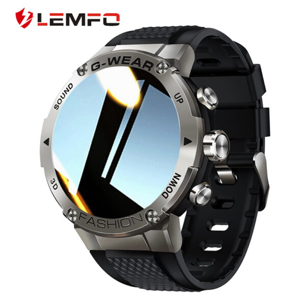 LEMFO Smart Watch Men 2022 Bluetooth Call 3 Side Buttons Custom Watch Face Long Standby Sport Smartwatch 360*360 HD Large Screen