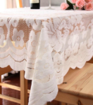 Modern Table Cloth White Vintage Lace Decorative Tablecloth Dining Table Cover Cloth Textile Wedding Party Hotel Home Decor