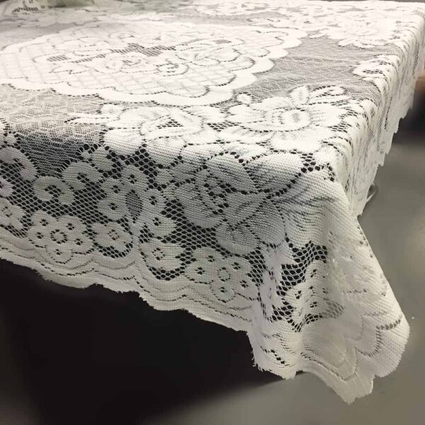 Modern Table Cloth White Vintage Lace Decorative Tablecloth Dining Table Cover Cloth Textile Wedding Party Hotel Home Decor