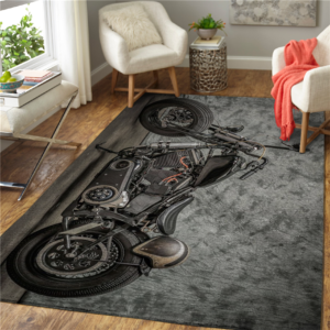 Motorcycle 3D Printed Mat Rugs Anti-slip Large Rug Carpet Home Decoration Living Flannel Print Bedroom Non-slip Floor Rug