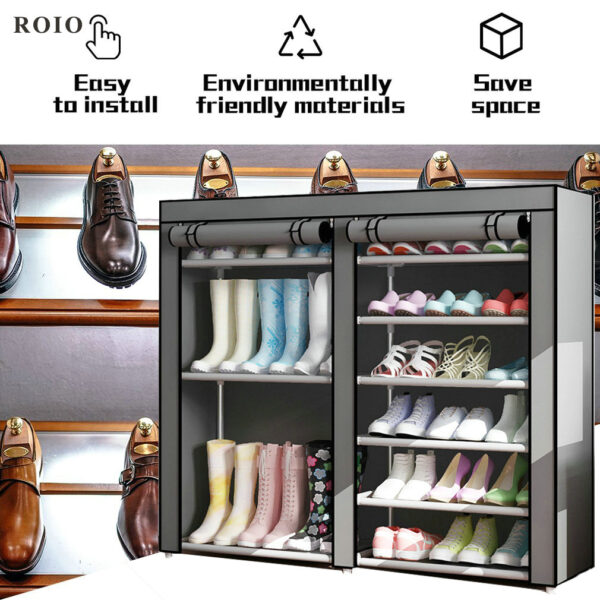 Multi-layer Simple Shoe Rack Entryway Space-saving Shoe Organizer Easy to Install Shoes Shelf Home Dorm Furniture Shoe Cabinet