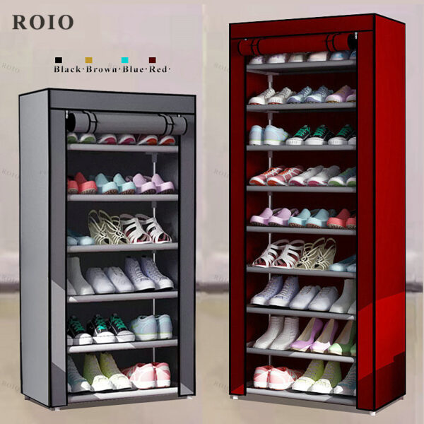 Multi-layer Simple Shoe Rack Entryway Space-saving Shoe Organizer Easy to Install Shoes Shelf Home Dorm Furniture Shoe Cabinet