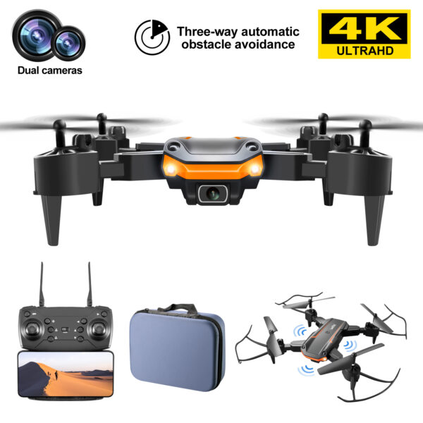 New KY603 Mini Drone 4K HD Camera Three-way Infrared Obstacle Avoidance Altitude Hold Mode Foldable RC Quadcopter Boy Gifts