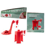 Novelty Saver Soda Beverage Dispenser Bottle Coke Upside Down Drinking Water Dispense Machine Switch for Gadget Party Home Bar