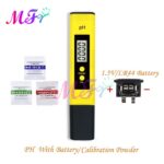 PH Meter 0.01 PH +Battery/Powder High Precision Water Quality TDS EC Tester 0-14 PH Measurement Range For Aquarium Swimming Pool