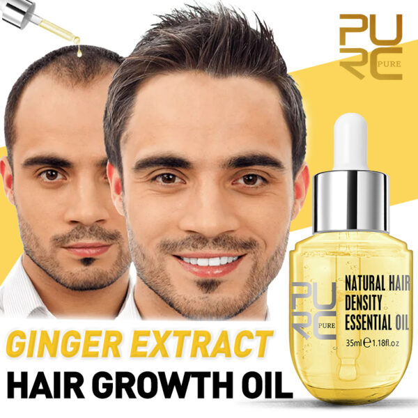 PURC Ginger Essentials Hair Growth Sprays Products For Men Women Fast Regrowth Oil Hair Scalp Treatment Hair Grow Beauty Health