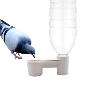 Plastic Pet Bird Drinker Feeder Water Bottle Cup Cat Chicken Pigeon Budgie hot For Chicken Pigeon Home Garden