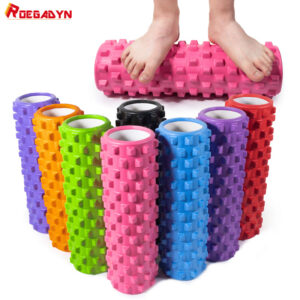 ROEGADYN Yoga Column Sport Gym Foam Roller Pilates Workout Exercise Back Muscle Massage Roller Yoga Block Home Fitness Equipment