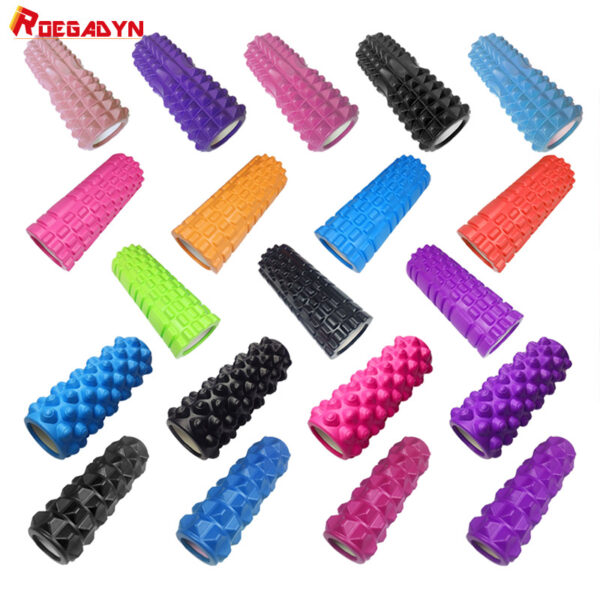 ROEGADYN Yoga Column Sport Gym Foam Roller Pilates Workout Exercise Back Muscle Massage Roller Yoga Block Home Fitness Equipment