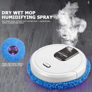 Rechargeable Smart Sweeping and Mop Robot Vacuum Cleaner Dry and Wet Home Appliance with Humidifying Spray