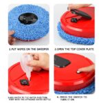 Rechargeable Smart Sweeping and Mop Robot Vacuum Cleaner Dry and Wet Home Appliance with Humidifying Spray