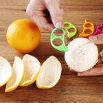 Safe Durable Orange Plastic Easy Slicer Peeler Remover Opener Kitchen Accessories Knife Cooking Tool Kitchen Gadget Tool