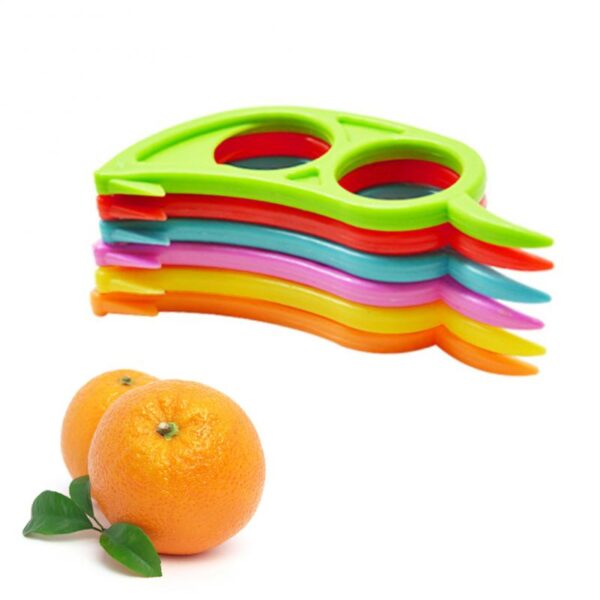 Safe Durable Orange Plastic Easy Slicer Peeler Remover Opener Kitchen Accessories Knife Cooking Tool Kitchen Gadget Tool