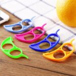 Safe Durable Orange Plastic Easy Slicer Peeler Remover Opener Kitchen Accessories Knife Cooking Tool Kitchen Gadget Tool