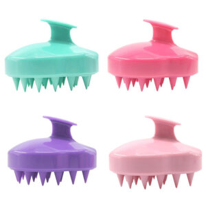 Silicone Head Body Scalp Massage Brush Shampoo Hair Washing Clean Comb Shower Bath Spa Slimming Massage Health Beauty Brush