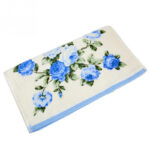 Soft Peony Flower Printing Towels Quick Dry Bathroom Towels Facecloth Home Textile Hotel Supplies