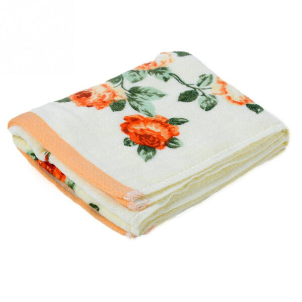 Soft Peony Flower Printing Towels Quick Dry Bathroom Towels Facecloth Home Textile Hotel Supplies