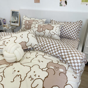 Spring-Bedding-Set-Fashion-Cartoon-Kids-Single-Double-Queen-Size-Flat-Sheet-Duvet-Cover-Pillowcase-Bed-1