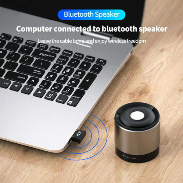 USB Bluetooth 5.0 Adapter Transmitter Bluetooth Receiver Audio Bluetooth Dongle Wireless USB Adapter for Computer PC Laptop c