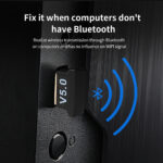 USB Bluetooth 5.0 Adapter Transmitter Bluetooth Receiver Audio Bluetooth Dongle Wireless USB Adapter for Computer PC Laptop c